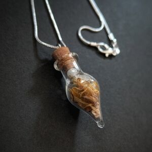 Happiness Spell Jar Pendant Necklace